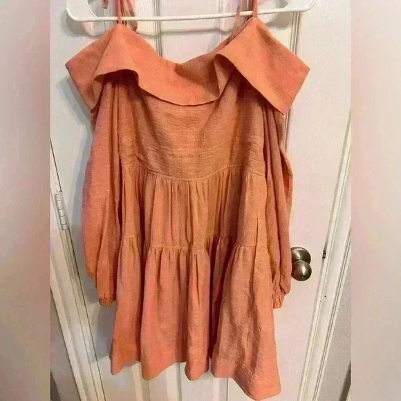 Jonathan Simkhai Bahari Off Shoulder Mini Dress Size 6 - Picture 3 of 5